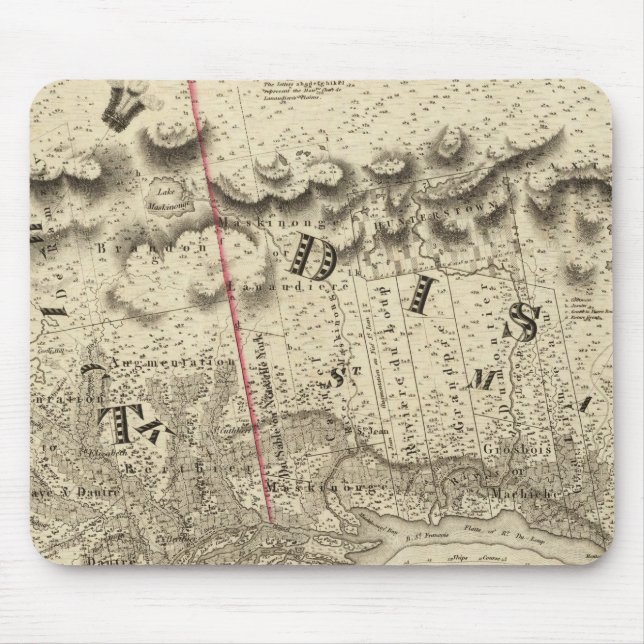 Quebec, Canada 4 Mouse Mat (Front)