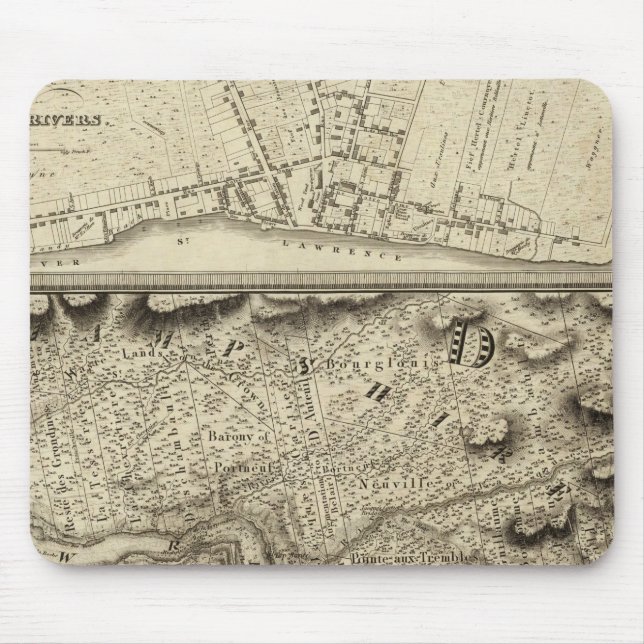 Quebec, Canada 6 Mouse Mat (Front)