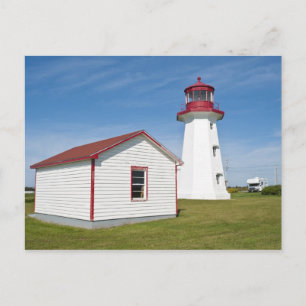 Quebec, Canada. Cap D'Espoir Lighthouse. Postcard