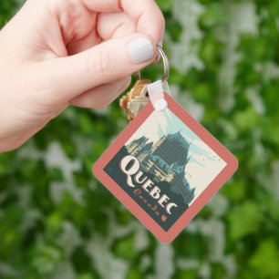 Quebec Canada   Château Frontenac Key Ring