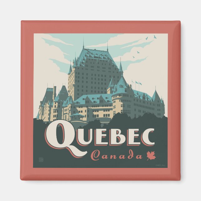 Quebec Canada | Château Frontenac Magnet (Front)