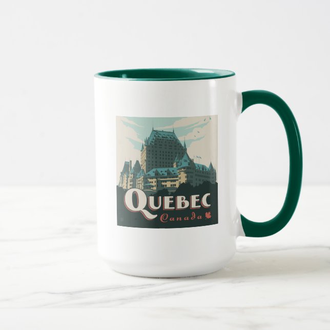 Quebec Canada | Château Frontenac Mug (Right)