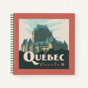 Quebec Canada Château Frontenac Notebook