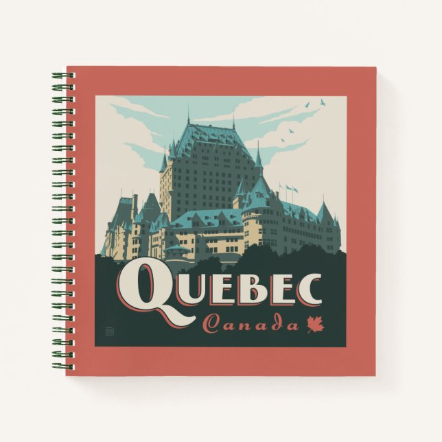 Quebec Canada | Château Frontenac Notebook (Front)