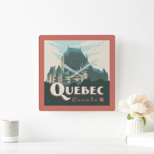 Quebec Canada   Château Frontenac Square Wall Clock