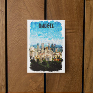 Quebec Canada Cityscape  Postcard