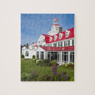 Quebec, Canada. Historic Hotel Tadoussac, 2 Jigsaw Puzzle