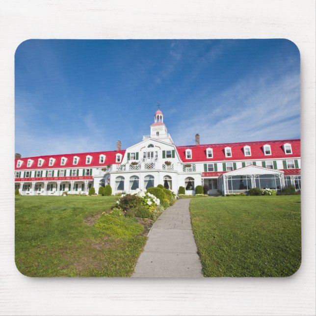 Quebec, Canada. Historic Hotel Tadoussac, Mouse Mat (Front)