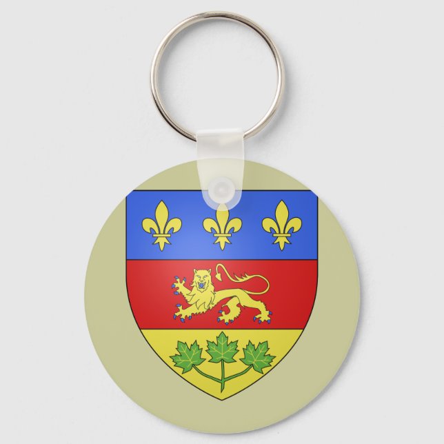 Quebec, Canada Key Ring (Front)