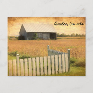 Quebec, Canada postcard