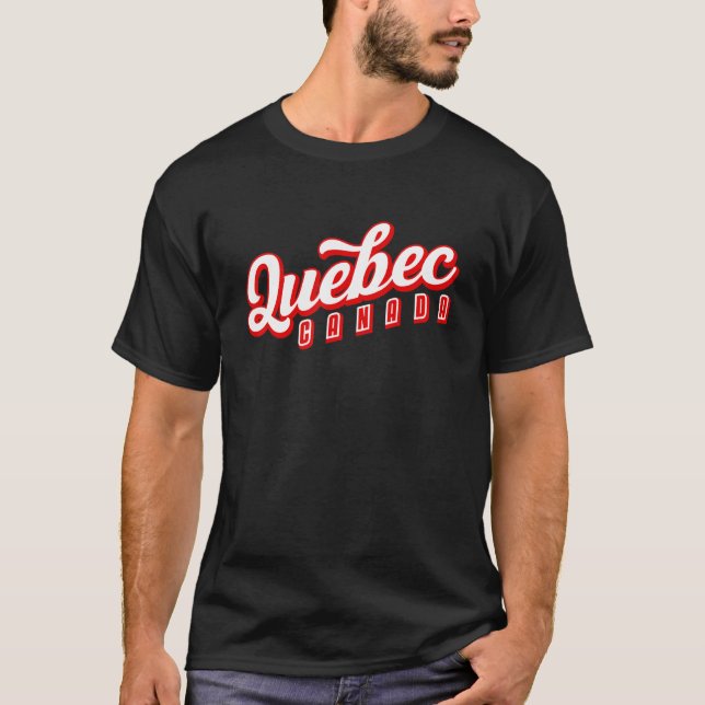 Quebec Canada T-Shirt (Front)