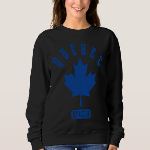 Quebec Canada Vintage Pride Canadian Flag Maple Le Sweatshirt