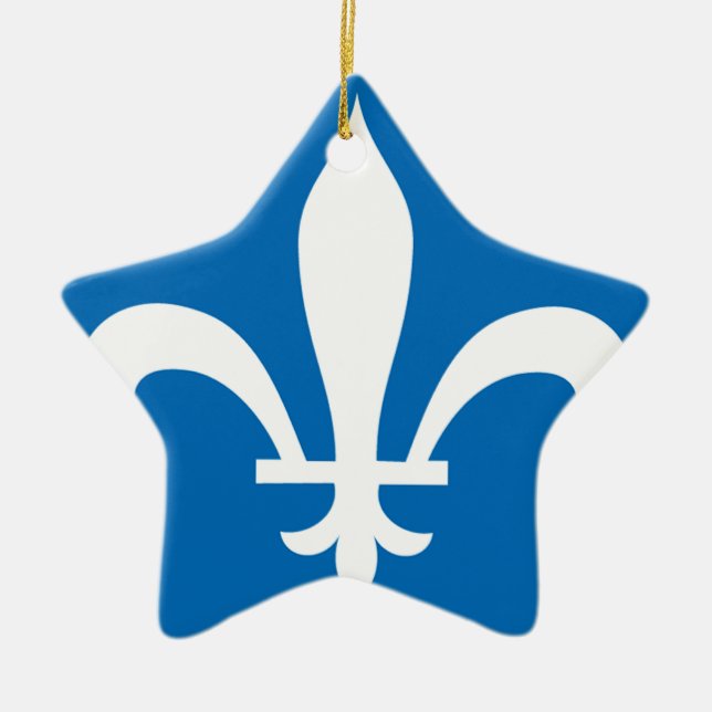 QUEBEC CERAMIC TREE DECORATION (Front)