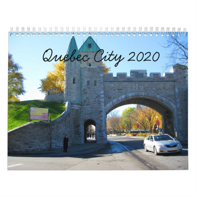 Quebec City Canada 2020 Travel Photo Calendar (Cover)