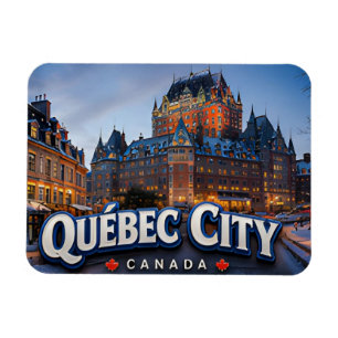 Quebec City Canada Old Town Heritage Travel 🏰 Magnet