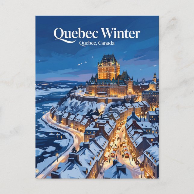 Quebec City Canada Postcard (Front)