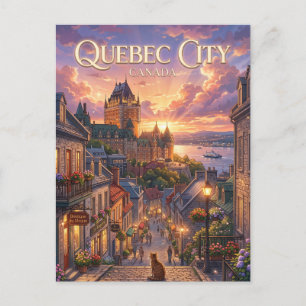 Quebec City Canada Postcard