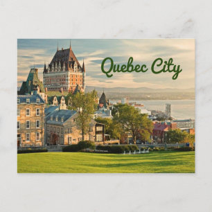 Quebec City Canada stylised Postcard