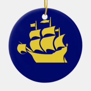 QUEBEC CITY CERAMIC TREE DECORATION