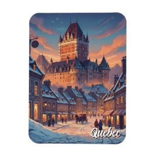 Quebec City Chateau Frontenac Magnet
