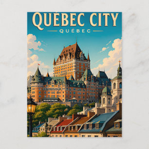 🏰 Quebec City Chateau Frontenac Postcard