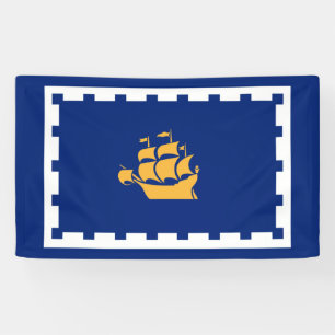 Quebec City Flag (Québec, Canada) Banner