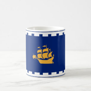 Quebec City Flag (Québec, Canada) Coffee Mug