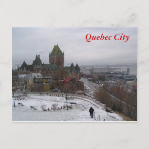 Quebec City in Winter Postcard