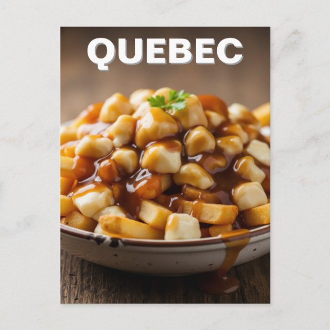 Quebec City Magnet Holiday Postcard (Front)