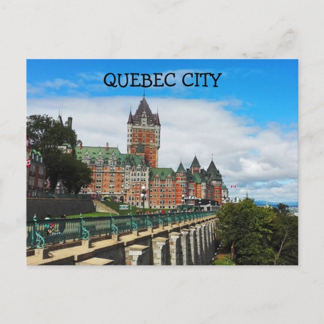 QUEBEC CITY POSTCARD (Front)