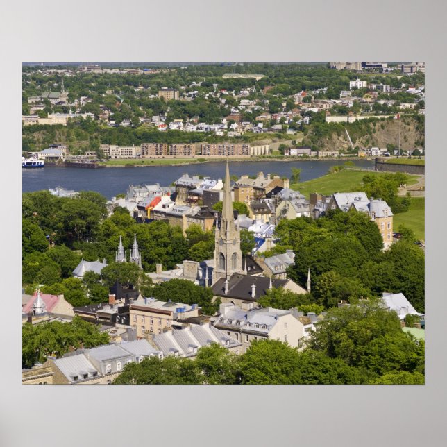 Quebec City, Quebec, Canada. Looking down on the Poster (Front)