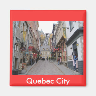 Quebec City Street Magnet