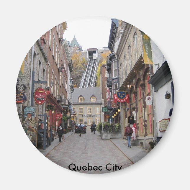 Quebec City Street Magnet (Front)