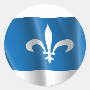 QUEBEC CLASSIC ROUND STICKER