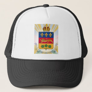 Quebec Coat of Arms Trucker Hat