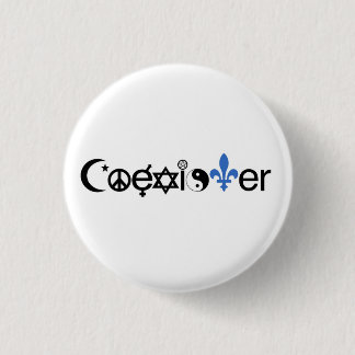 Quebec Coexister button