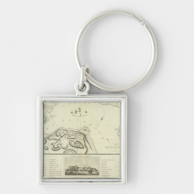 Quebec during the Siege Key Ring (Front)