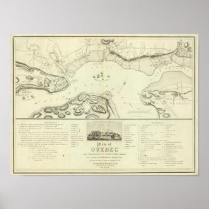 Quebec during the Siege Poster