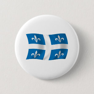 Quebec Flag Button