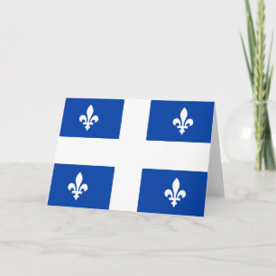 Quebec Flag Card