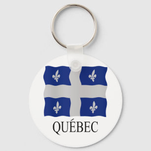 Québec flag key ring