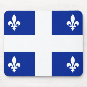 Quebec flag mouse mat