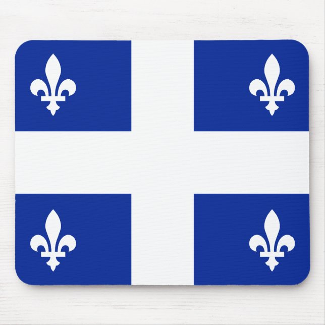 Quebec flag mouse mat (Front)