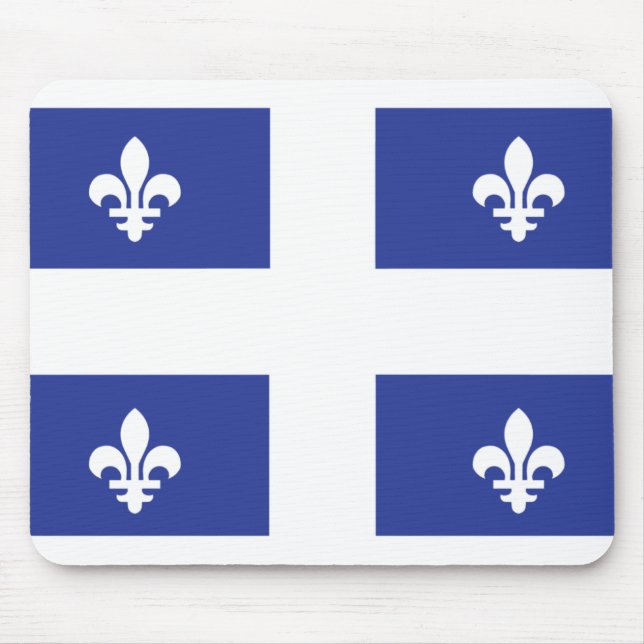 Quebec Flag Mouse Mat (Front)