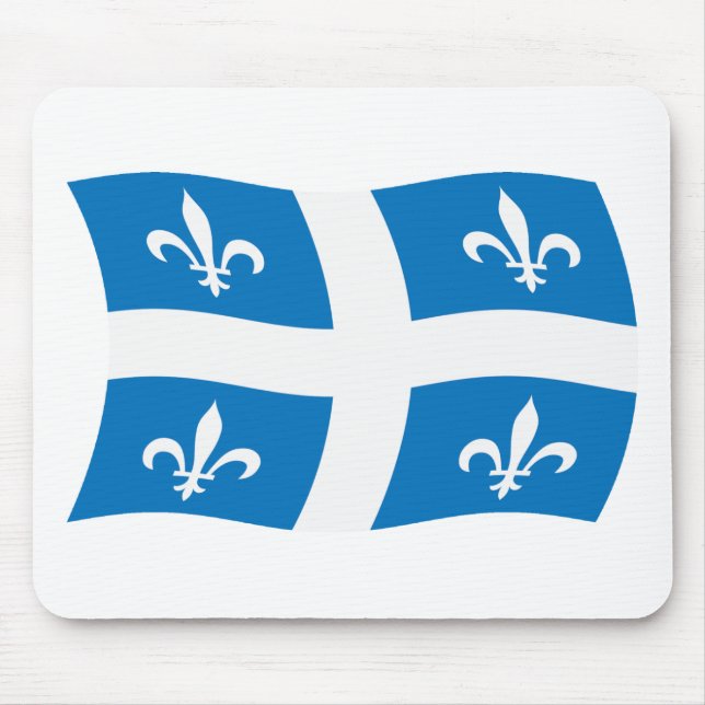 Quebec Flag Mousepad (Front)