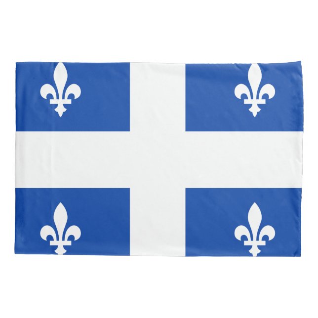Quebec Flag Pillowcase (Back)