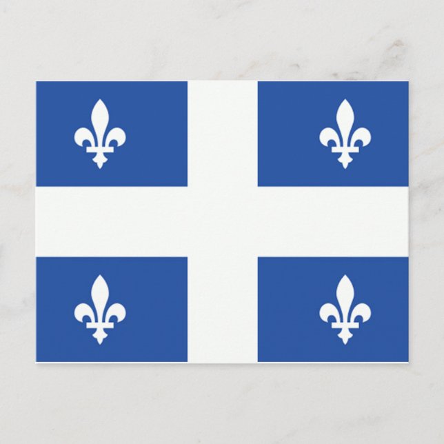Quebec Flag Postcard (Front)
