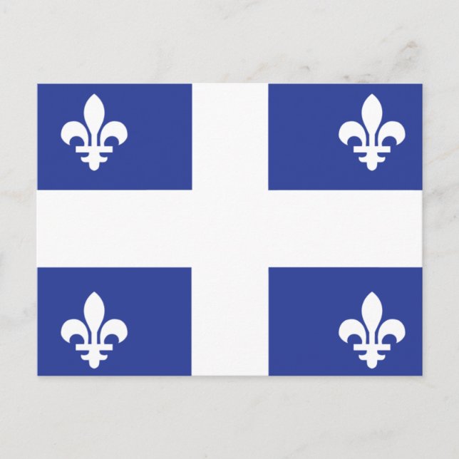 Quebec Flag Postcard (Front)