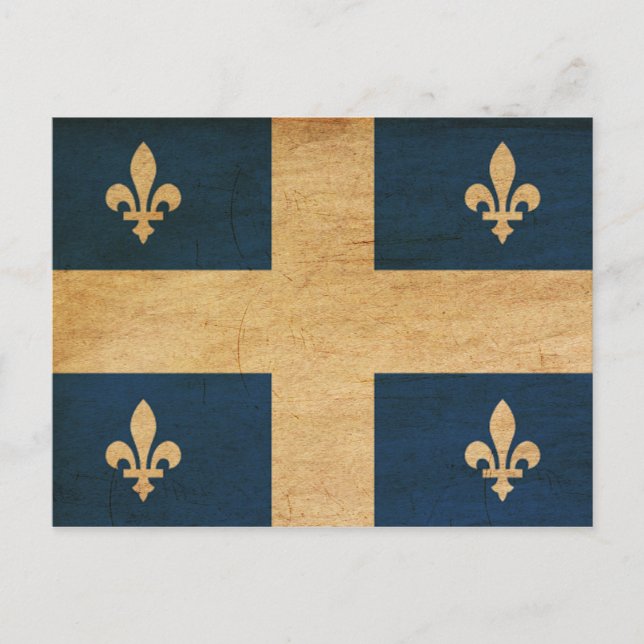 Quebec Flag Postcard (Front)