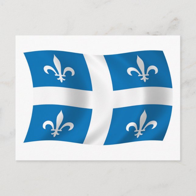 Quebec Flag Postcard (Front)